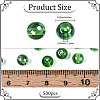 500Pcs Transparent Glass Seed Beads SEED-PA0001-08C-2