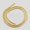 Electroplate Non-magnetic Synthetic Hematite Beads Strands G-L485-04A-G-3
