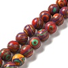 Synthetic Malachite Dyed Beads Strands G-P507-02A-03-1
