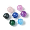 25Pcs Round Imitation Cat Eye Resin Beads RESI-FS0001-65D-3