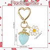Acrylic Strawberry Pendant Decoration HJEW-SW00120-05-2