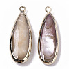 Natural Freshwater Shell Pendants SHEL-R047-03D-3