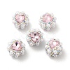 Polymer Clay Rhinestone Beads RGLA-D050-04B-2
