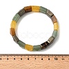 Natural Mixed Stone Beads Stretch Bracelets for Women Men BJEW-C097-06-03-2