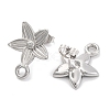 Non-Tarnish 304 Stainless Steel Studs Earring Findings EJEW-H013-19P-2
