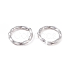 Tarnish Resistant 304 Stainless Steel Open Jump Rings STAS-F191-12P-C-5