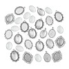 DIY Blank Tibetan Style Alloy Pendant Making Kit DIY-FS0005-76B-3