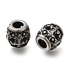 304 Stainless Steel European Beads STAS-D191-08J-AS-1