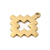 304 Stainless Steel Pendants STAS-S123-03G-09-2