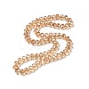 Handmade Imitate Austrian Crystal Faceted Rondelle Glass Beads X-G02YI0Q4-2