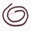 Natural Garnet Bead Strands X-G-P217-33-4mm-2