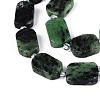 Natural Ruby in Zoisite Beads Strands G-C098-A38-01-3