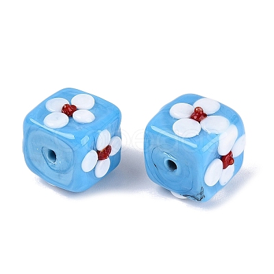 Handmade Bumpy Lampwork Beads LAMP-Q039-14D-1