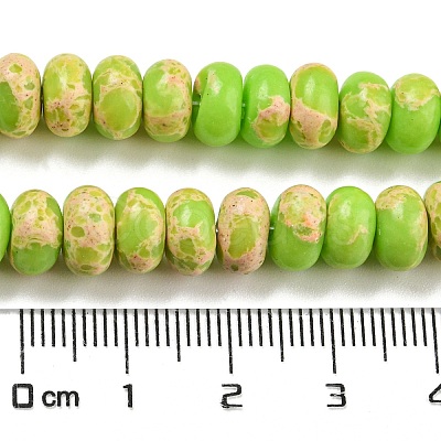 Synthetic Imperial Jasper Dyed Beads Strands G-D077-E01-01D-1