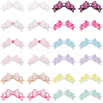 24Pcs 12 Colors Opaque Alloy Beads FIND-SC0011-87-1