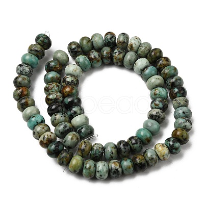 Natural African Turquoise(Jasper) Beads Strands G-A280-A23-02-1