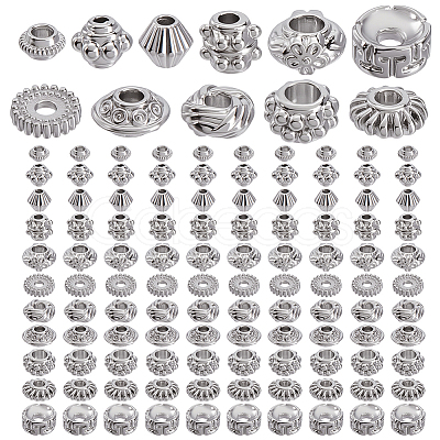 11 Styles Alloy Beads FIND-PH0025-88P-1