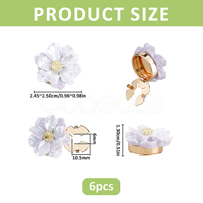 6Pcs Alloy Cufflinks FIND-PH0038-34A-1