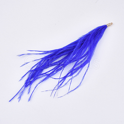 Ostrich Feather Tassel Big Pendant Decorations FIND-S302-08H-1