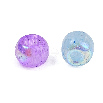 Mixed Color Imitation Cat Eye Glass Round Seed Beads SEED-NH0003-01A-M-1
