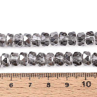 Electroplate Glass Beads Strands EGLA-T021-20C-1