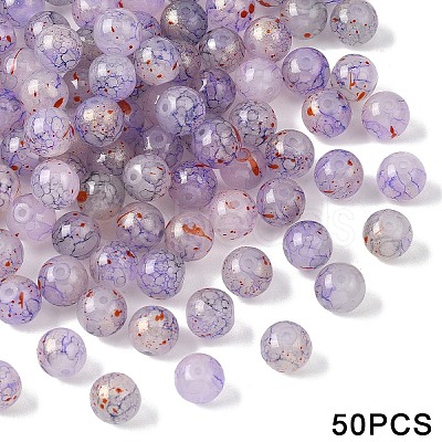 Glass Imitation Jade Beads GLAA-YWC0007-01F-01-1