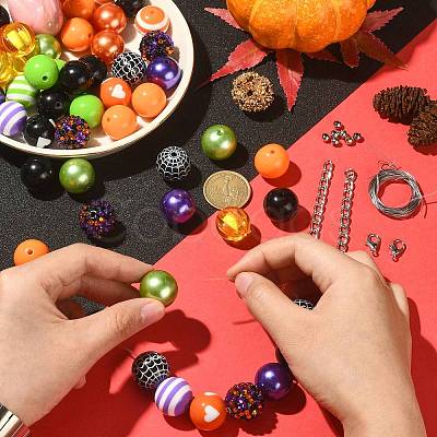 DIY Halloween Pendant Decoration Making Kit DIY-CJC0006-04-1