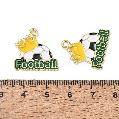 Alloy Enamel Pendants AL-CBAD1A5-01A-G-1