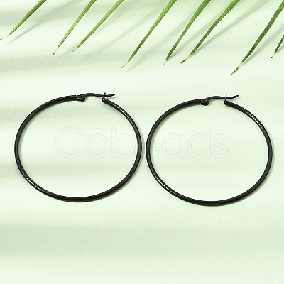 201 Stainless Steel Hoop Earrings SA-CBA4A0D-16EB-C-1