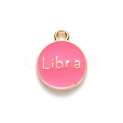 Alloy Enamel Pendants ENAM-S124-01A-03K-1