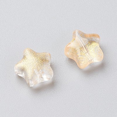 Electroplate Glass Beads EGLA-E059-G09-1