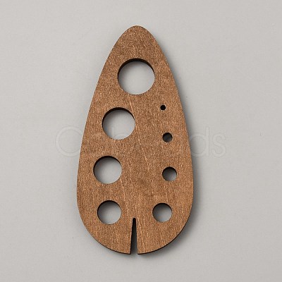 Unfinished Wood Pendants WOOD-WH0026-37C-02-1
