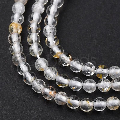 Natural White Topaz Beads Strands LS-G-RM2025-B04-3mm-1