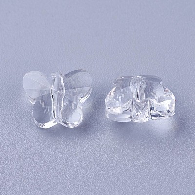Transparent Glass Beads GLAA-P037-02A-28-1