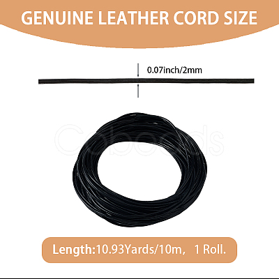 1 Bundle Cowhide Leather Cord WL-CL0001-17A-1