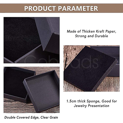 Kraft Paper Jewelry Boxes CON-BC0005-90-1