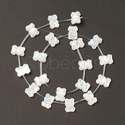 Natural White Shell Mother of Pearl Shell Beads BSHE-B005-06-1