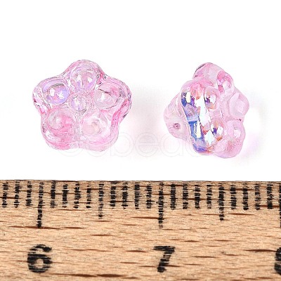 Electroplate Glass Beads Strands EGLA-T021-22E-1