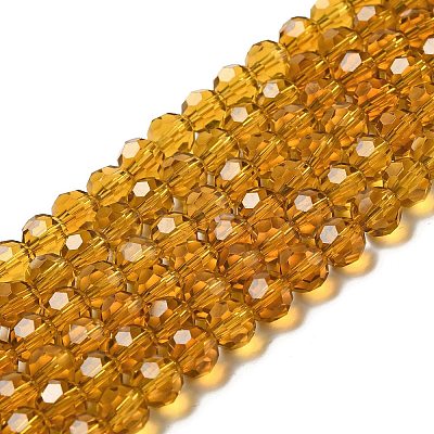 Transparent Glass Beads EGLA-A035-T8mm-D04-1