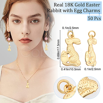 50Pcs Alloy Pendants FIND-BBC0001-37-1