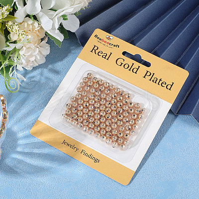 Brass Spacer Beads KK-BBC0015-08A-1