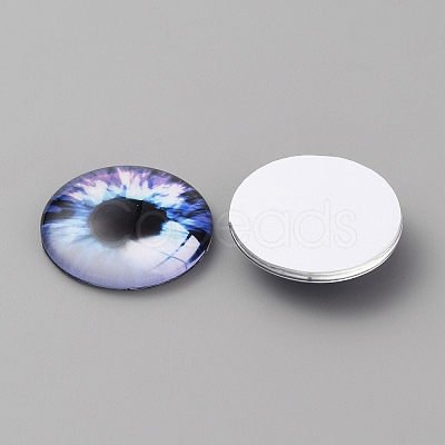 Glass Cabochons GLAA-WH0033-75H-02-1