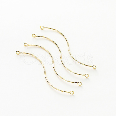 Brass Connector Charms LS-KK-WH0066-15C-01-1
