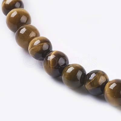 Natural Tiger Eye Beads Strands X-G-G099-4mm-5-1