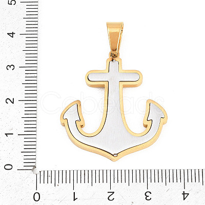 304 Stainless Steel Pendants STAS-B137-01PG-1