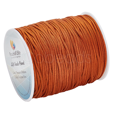 PandaHall Elite 1 Roll 100 Yards Round Nylon Braided Thread NWIR-PH0002-22H-1