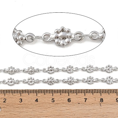 304 Stainless Steel Flower Link Chains CHS-P025-03P-1