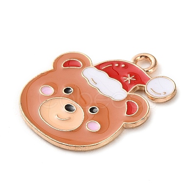 Alloy Enamel Pendants ENAM-B030-02G-15-1