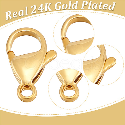 304 Stainless Steel Lobster Claw Clasps STAS-UN0061-55A-1