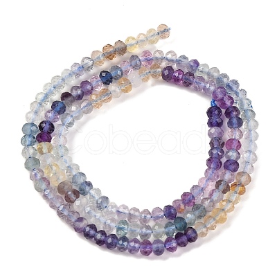 Natural Fluorite Beads Strands G-F770-D08-03-1
